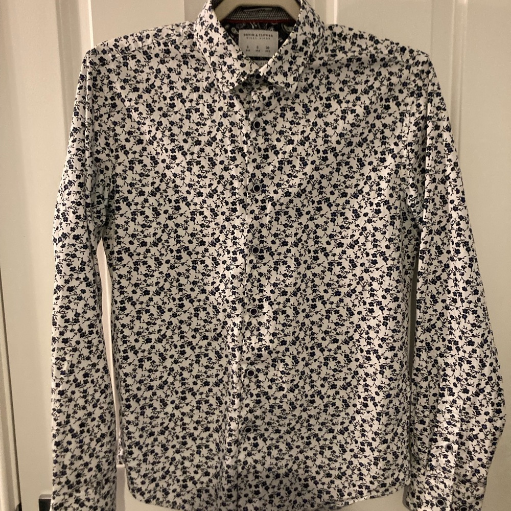 Denim & Flower: Ricky Singh collared shirt, slim fit